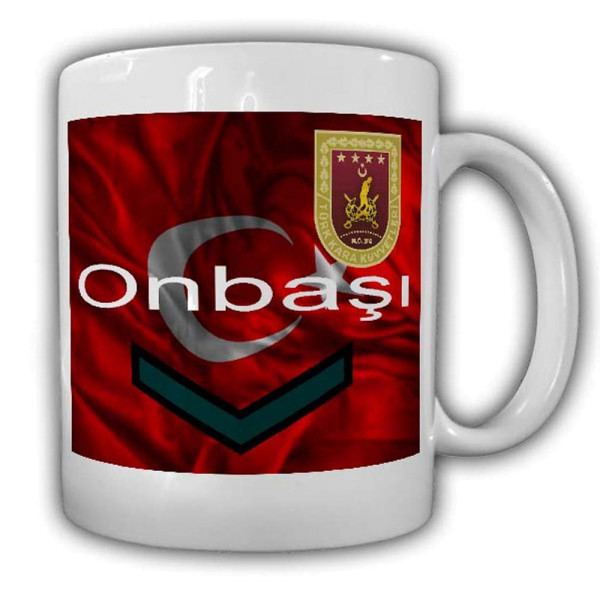 Türk Kara Kuvvetleri Onbasi Tasse Kaffeebecher Militär Türkey #22657