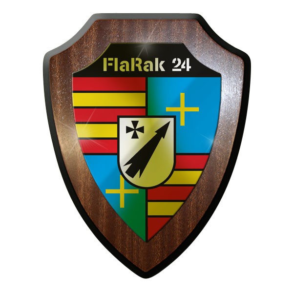 Wappenschild / Wandschild / Wappen - FlaRak 24 Flugabwehrraketen Truppe #8939