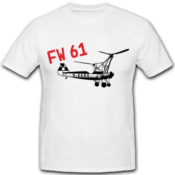 WK WH Hubschrauber Heinrich Helikopter Flugzeugbau Deutschland T Shirt #3055