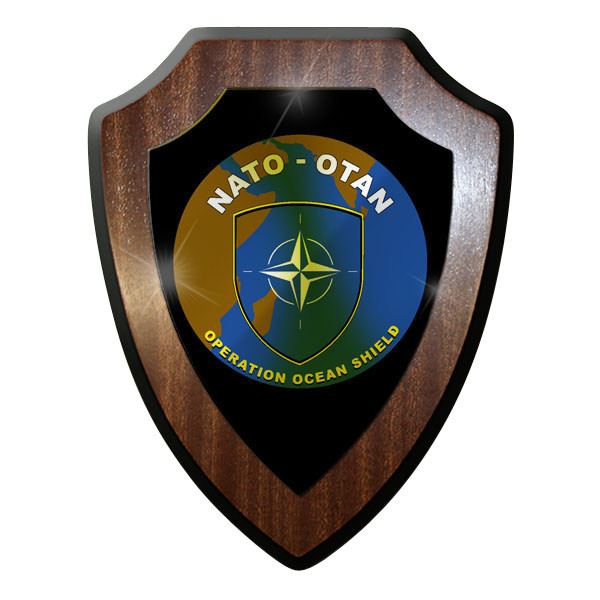 Wappenschild / Wandschild -NATO Operation Ocean Shield North Atlantic #9820