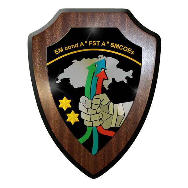 Wappenschild - Führungsstab der Armee FST A Schweiz Militär Abzeichen #11914