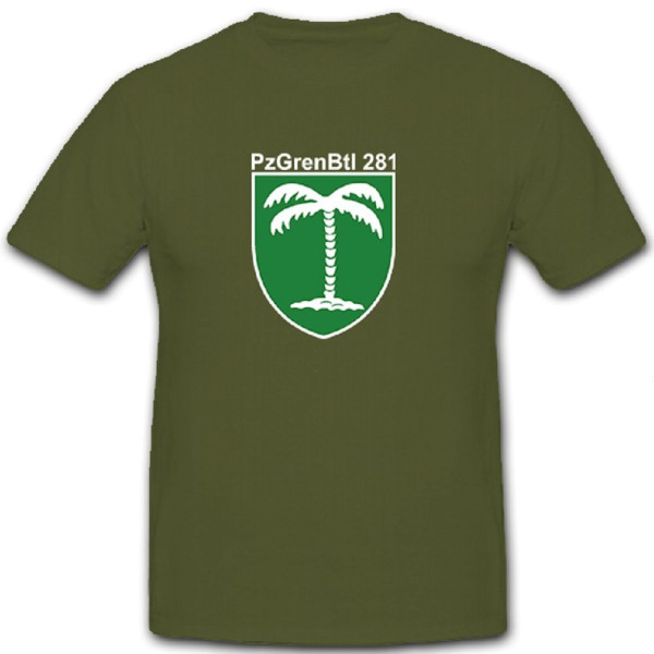 PzGrenBtl 281 Panzer Grenadier Grenadiere Bataillon Bundeswehr - T Shirt #10110