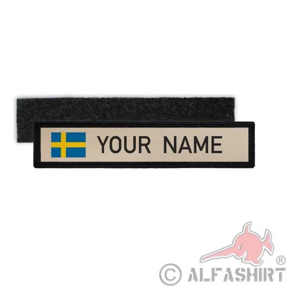 Sweden Flag Land Konungariket Sverige Kingdom Patch Shield # 25354