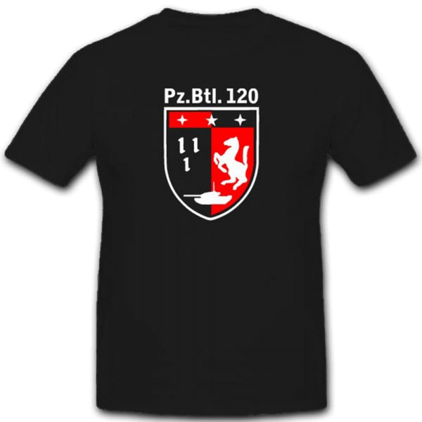 Bundeswehr Pzbtl120 Panzerbataillon 120 Wappen Abzeichen T Shirt #3484