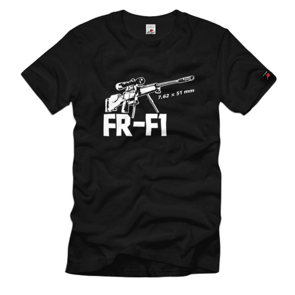 FR-F1 Scharfschützen Gewehr Frankreich 7,62x51mm F1 Präzision T-Shirt #18382