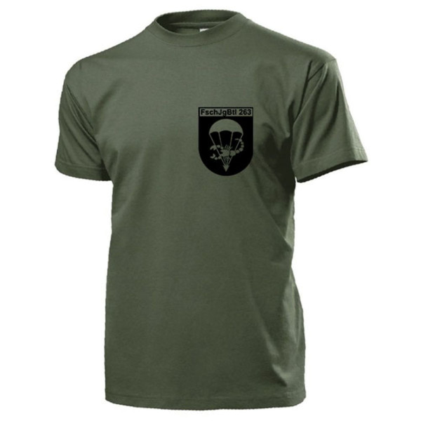 FschJgBtl 263 Chest Paratrooper Battalion 263 Paratrooper T Shirt # 18188