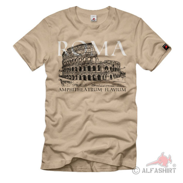 Rome Amphitheater Flavium Antike Amphitheater Colosseum T-Shirt#40291