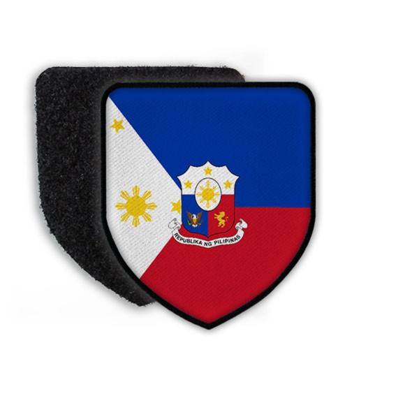 Patch Landespatch Philipienen Manila Filipino Englisch Wappen Löwe Sterne #21959