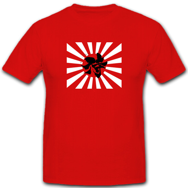 Samurai Japan Flagge Fahne Sonne Kung-Fu Karate Ehrenkodex - T Shirt #2957