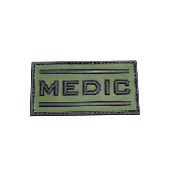 MEDIC Sanitäter US Army Mediziner Arzt Ersthelfer 3D Rubber Patch 3,5x6,5cm #17042