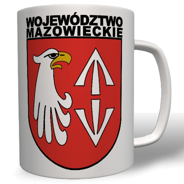 Województwo Mazowieckie Polen Armee Militär Abzeichen Wappen - Tasse #12739