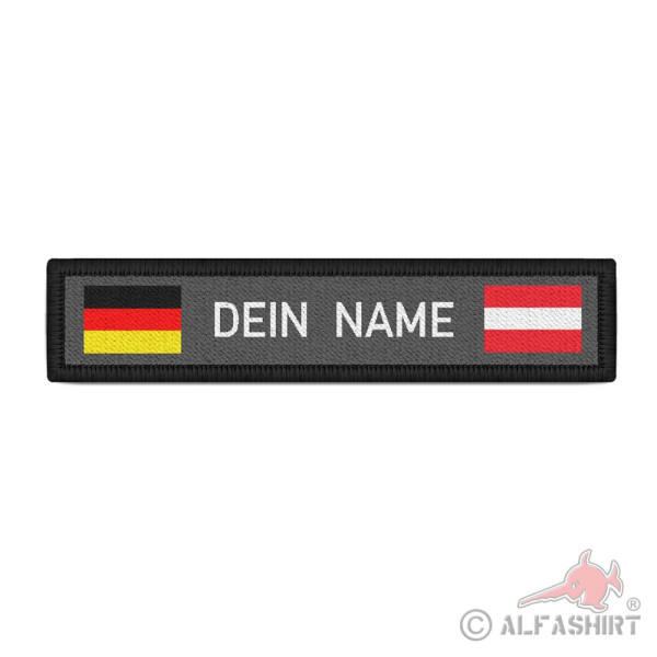 Namenschild Deutschland Österreich Personalisiert Patch mit Namen Austria #37596