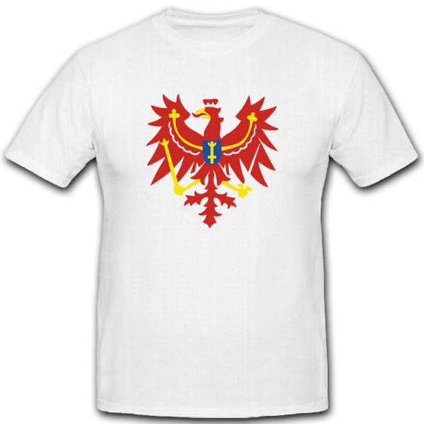 Alter Brandenburger Adler Wappen Emblem Abzeichen Symbol - T Shirt #3097