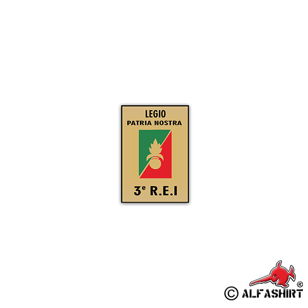 Aufkleber/Sticker REI France Frankreich Régiment étranger infanterie 5x7cm A2375