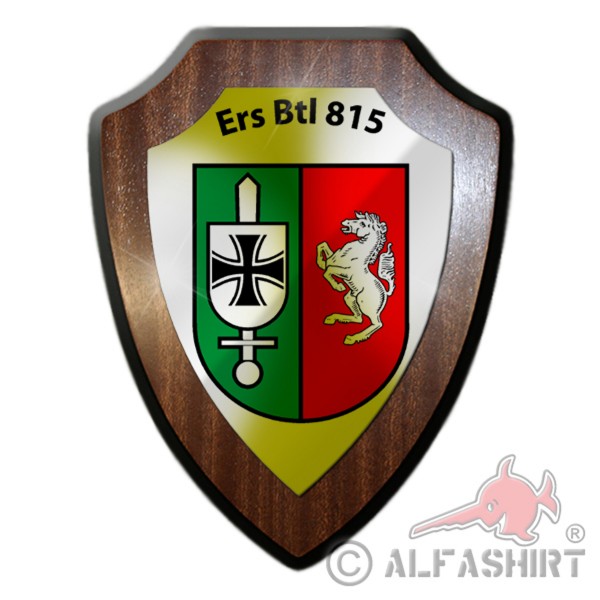 Heraldic shield ErsBtl 815 Replacement battalion Menden Defense Command 344 # 31032