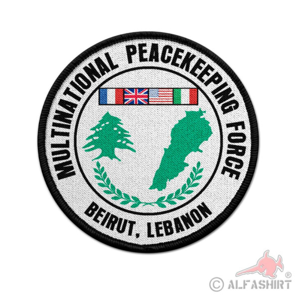 9cm Multinational peacekeeping force BEIRUT Lebanon Abzeichen 1982 #40029