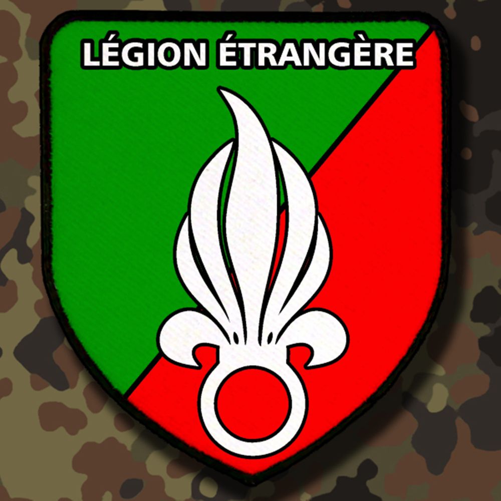 Wappen  der  LEGION ETRANGERE  FREMDENLEGION  Aufnäher Militär NEU