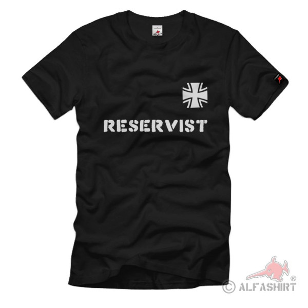 Reservist Iron Cross Bundeswehr Basic Military Service T Shirt # 2120