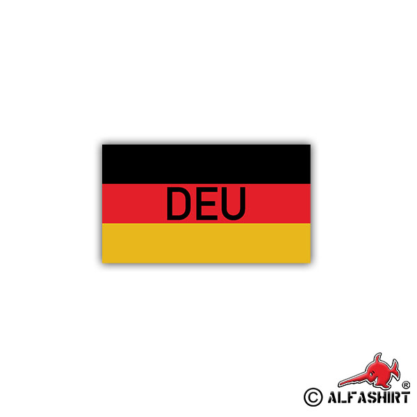 Aufkleber/Sticker Deutschland Flagge Fahne Flag DEU ISAF 7x4cm
