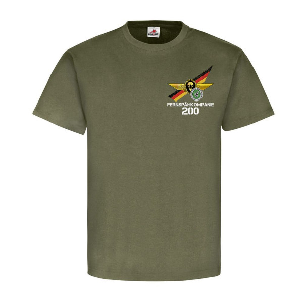 Fernspähkompanie 200 Veteran FeSpähKp Fallschirmspringerabzeichen T Shirt #21715
