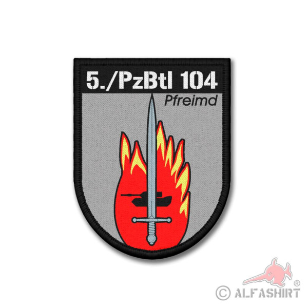 Patch 5 PzBtl 104 Pfreimd Panzer Company Bundeswehr Coat of Arms Emblem #39059