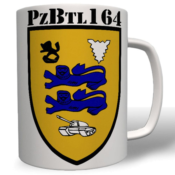 Panzer Battalion Pzbtl 164 Bundeswehr crest badge Army Army Cup # 16545