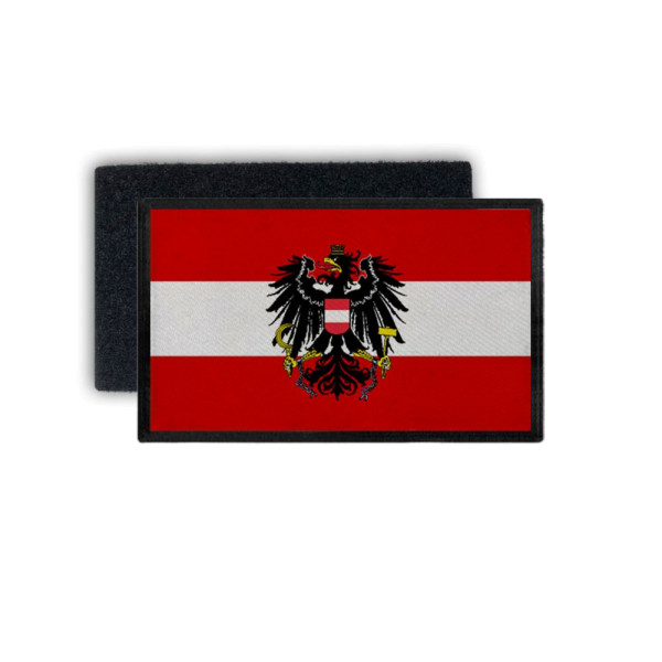 Patch7.5x4.5 Austria BH flag Bundesheer Adler Vienna flag badge # 34618