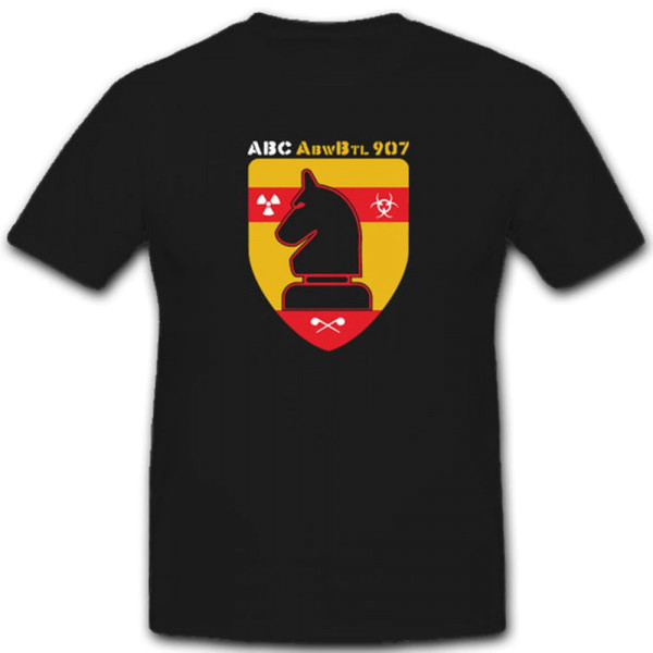 Abcabwbtl 907 Bundeswehr Einheit Atom Abwehr Wappen Abzeichen - T Shirt #2879