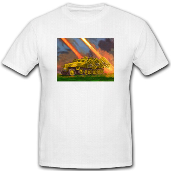 Rakete Thor Wh Fahrzeug Raketen Wurfrahmen 40 Wk Panzer - T Shirt #2815