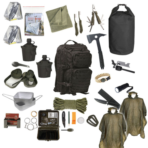72h Cursing Backpack Prepper Backpack Crisis Provision Emergency Survival Backpack #17647