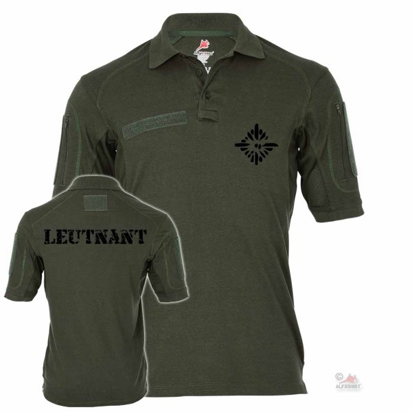 Tactical polo shirt Alfa - lieutenant rank BW badge epaulette # 19118