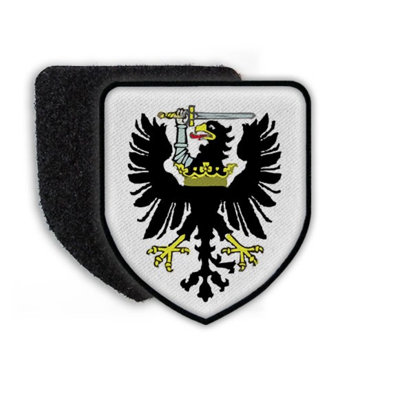 Patch Wappen von Westpreußen Wappentier Adler Krone Schwert Ritter #21842