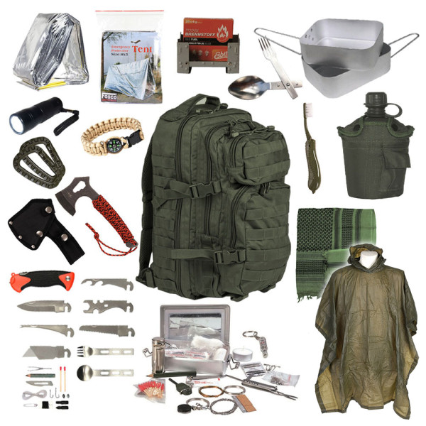 72h EscapeBackpack Prepper Backpack Crisis Emergency Survival #18934