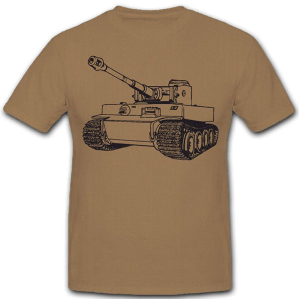 Tiger 1 E Panzer Panzerkampfwagen Tank WK 2 - T Shirt #5383