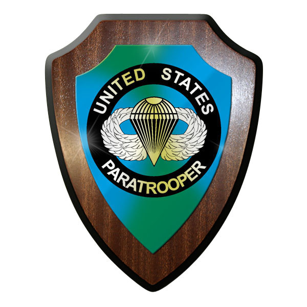 Wappenschild / Wandschild - US Paratrooper United States Airborne #8986