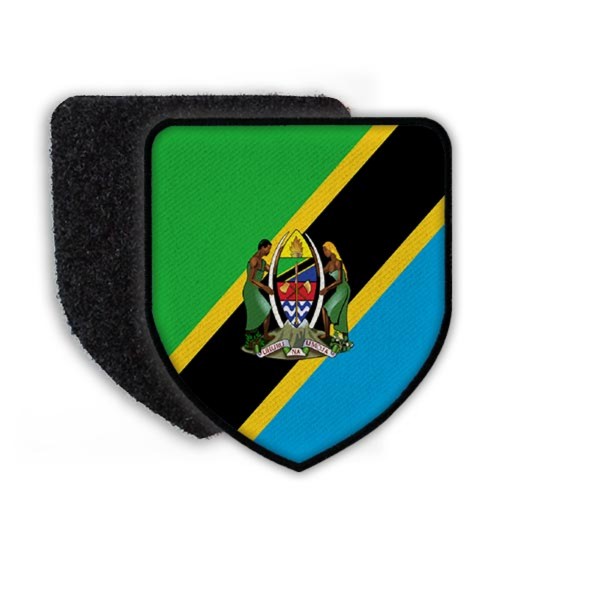 Patch Flagge von Tansania Republik Dondma John Magufuli StadtwappenSwahili#21528