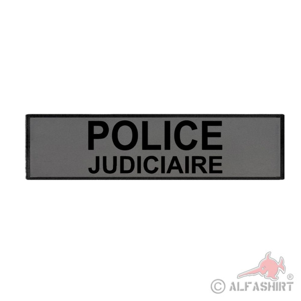 Patch Gerichtspolizei Typ 2 Frankreich Polizei Paris Klett 28 x 7cm#37007