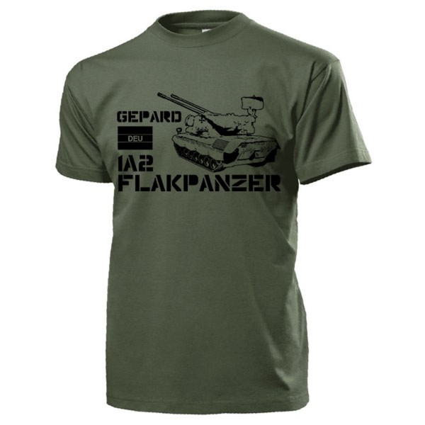 Gepard 1A2 Flakpanzer anti-aircraft gun tank FlaK Panzer BW - T Shirt # 17635