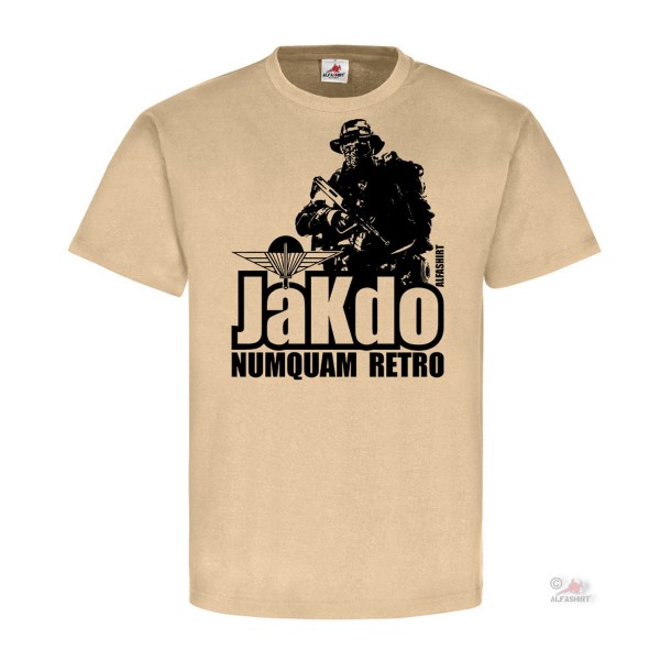 JaKdo Numquam Retro Hunting Commandment Soldier Austria Special Forces T-Shirt # 18845