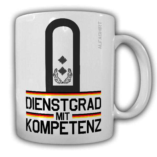 Tasse Oberstleutnant Dienstgrad Bundeswehr Oberslt Militär Kaffee Becher #20717