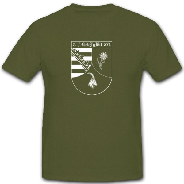 Deutschland Gebirgsjägerbataillon Bundeswehr Wappen - T Shirt #4079