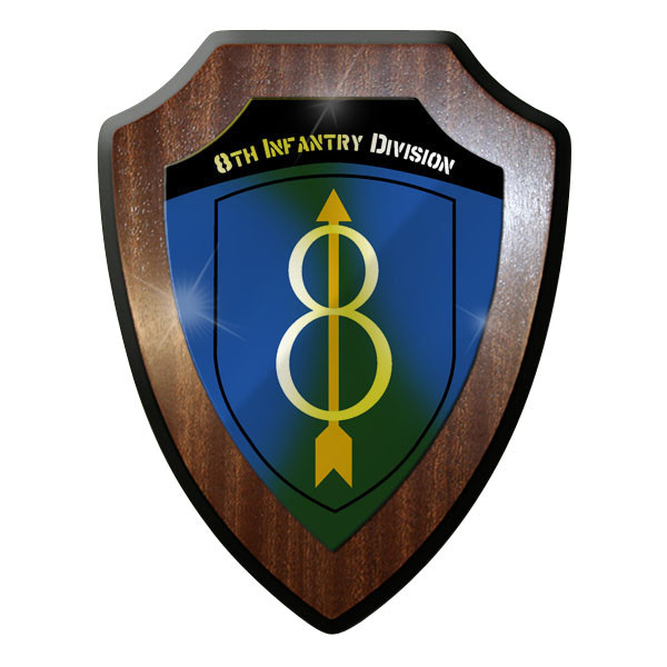 Wappenschild - 8th Infantry Division WW2 Wk 2 United States Emblem #10004