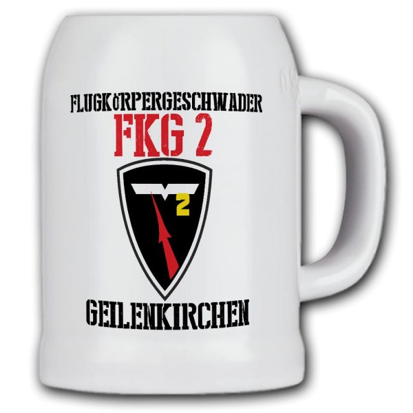Krug / Bierkrug 0,5l - FKG 2 Flugkörpergeschwader Bundeswehr Wappen #33422
