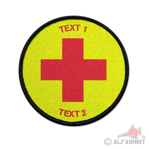 Patch Tactical Medic desired text Velcro paramedic police BW #40649