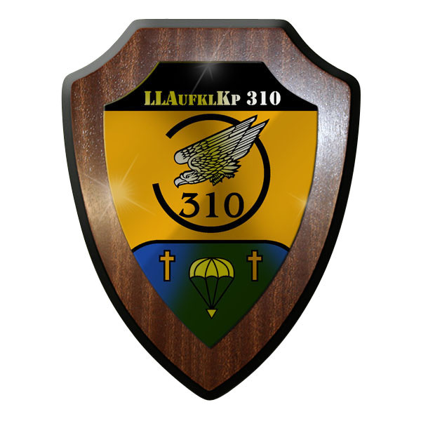 Wappenschild LLAufklKp 310 Luftlandeaufklärungsbataillon Wappen Abzeichen #8879