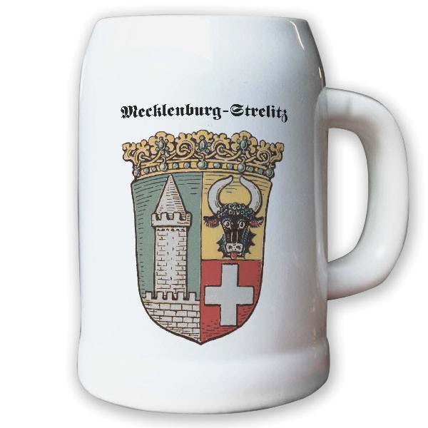 Krug / Bierkrug 0,5l - Freistaat Mecklenburg-Strelitz Weimarer Republik #9457
