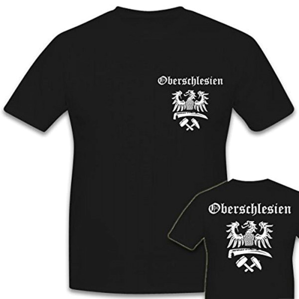 Oberschlesien Schlesien Breslau Heimat Polen Kattwitz Katowice- T Shirt #3462