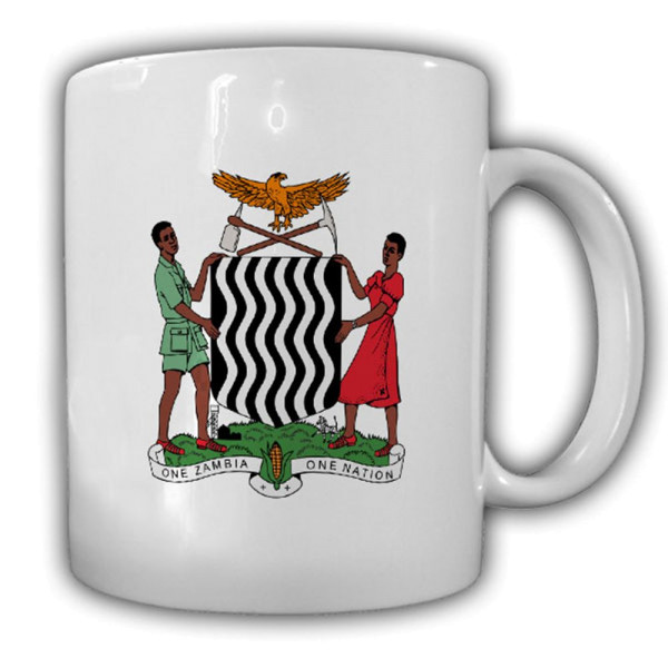 Republik Sambia Wappen Emblem Kaffee Becher Tasse #13877