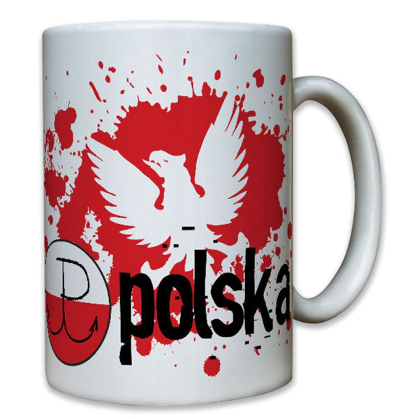 Polska Polen Adler Fahne Wappen Armee Befreiungskampf Untergrund - Tasse #7897