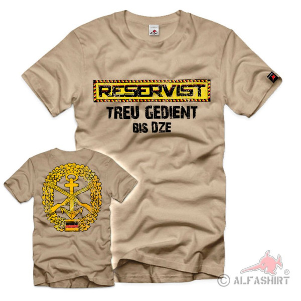 Marine security reservist Bundeswehr service comrade soldier DZE T-Shirt # 40487